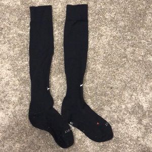 Black nike soccer socks